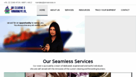 What Omservices.in website looked like in 2018 (5 years ago)