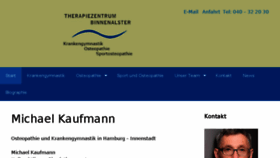 What Osteopathie-hh.de website looked like in 2018 (5 years ago)