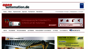 What Openautomation.de website looked like in 2018 (5 years ago)