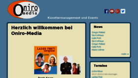 What Oniro-media.com website looked like in 2018 (5 years ago)