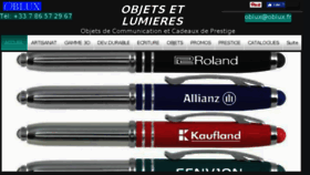 What Objetsetlumieres.fr website looked like in 2018 (5 years ago)