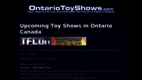 What Ontariotoyshows.com website looked like in 2018 (5 years ago)
