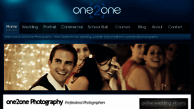 What One2onephotography.co.nz website looked like in 2018 (5 years ago)