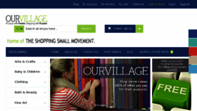 What Ourvillage.com website looked like in 2018 (5 years ago)