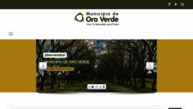 What Oroverde.gob.ar website looked like in 2018 (5 years ago)