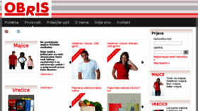 What Obris.hr website looked like in 2018 (5 years ago)