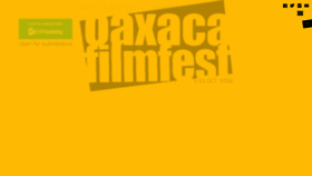 What Oaxacafilmfest.com website looked like in 2018 (5 years ago)