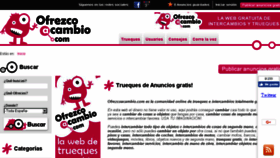 What Ofrezcoacambio.com website looked like in 2018 (5 years ago)