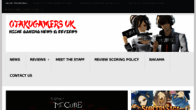 What Otakugamers.uk website looked like in 2018 (5 years ago)