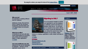 What Otc.pl website looked like in 2018 (5 years ago)