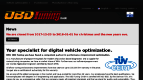 What Obdtuning.com website looked like in 2018 (5 years ago)