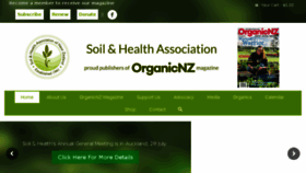 What Organicpathways.co.nz website looked like in 2018 (5 years ago)