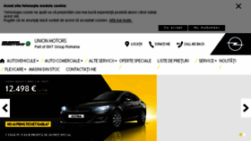 What Opel-unionmotors.ro website looked like in 2018 (5 years ago)