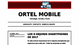 What Ortelmobile.es website looked like in 2018 (5 years ago)
