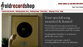 What Old-record-shop.co.uk website looked like in 2018 (5 years ago)