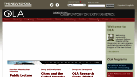 What Observatorylatinamerica.org website looked like in 2018 (5 years ago)
