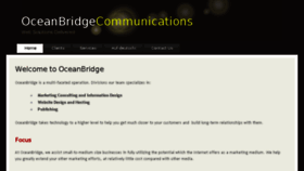 What Oceanbridge.com website looked like in 2018 (5 years ago)