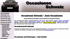 What Occasionenschweiz.ch website looked like in 2018 (5 years ago)