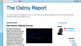 What Ostroyreport.com website looked like in 2018 (5 years ago)