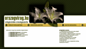 What Orszagvirag.hu website looked like in 2018 (5 years ago)