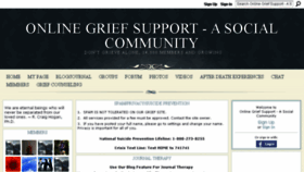 What Onlinegriefsupport.com website looked like in 2018 (5 years ago)