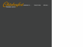 What Oktoberfestparis.fr website looked like in 2018 (6 years ago)