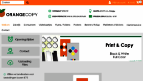 What Orangecopy.nl website looked like in 2018 (5 years ago)