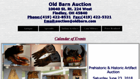 What Oldbarn.com website looked like in 2018 (5 years ago)
