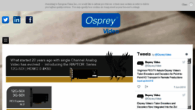 What Ospreyvideo.com website looked like in 2018 (5 years ago)