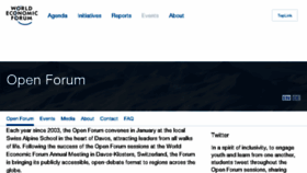 What Openforumdavos.ch website looked like in 2018 (5 years ago)