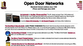 What Opendoor.biz website looked like in 2018 (5 years ago)