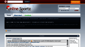 What Onlinesportz.com website looked like in 2018 (5 years ago)