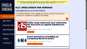 What Ongelukvandaag.nl website looked like in 2018 (5 years ago)