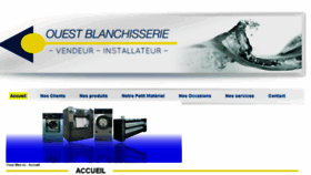 What Ouest-blanchisserie.com website looked like in 2018 (5 years ago)