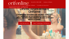 What Orifonline.ro website looked like in 2018 (5 years ago)