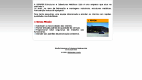 What Obrafer.com.br website looked like in 2018 (8 years ago)