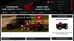 What Otorohonda.co.nz website looked like in 2018 (7 years ago)