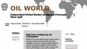 What Oilworld.biz website looked like in 2018 (5 years ago)