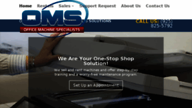 What Omscopiers.com website looked like in 2018 (5 years ago)