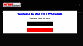 What Onestopwholesale.online website looked like in 2018 (7 years ago)