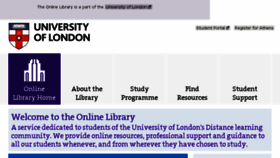 What Onlinelibrary.london.ac.uk website looked like in 2018 (5 years ago)