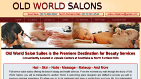 What Oldworldsalons.com website looked like in 2018 (5 years ago)