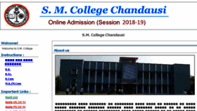 What Onlinesmcollege.in website looked like in 2018 (5 years ago)