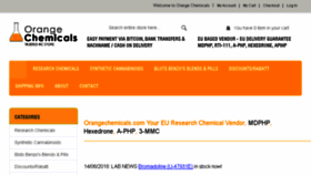 What Orangechemicals.com website looked like in 2018 (5 years ago)
