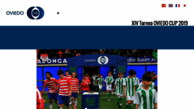 What Oviedocup.es website looked like in 2018 (5 years ago)