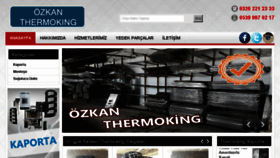 What Ozkanthermoking.com website looked like in 2018 (5 years ago)