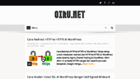 What Oiru.net website looked like in 2018 (5 years ago)