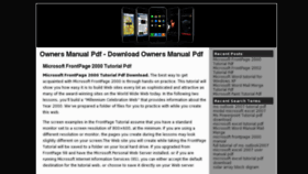What Ownersmanualpdf.net website looked like in 2011 (12 years ago)