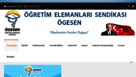 What Ogesen.org website looked like in 2018 (5 years ago)