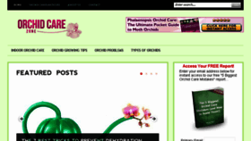 What Orchidcarezone.com website looked like in 2018 (5 years ago)